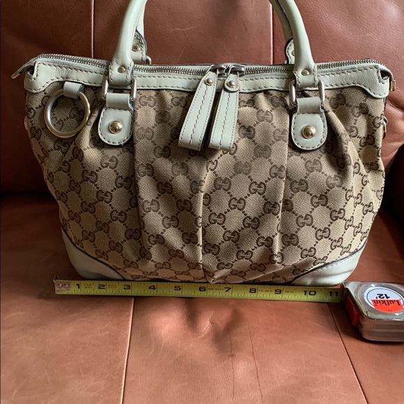 Gucci Beige and Cream Sukey Bag - Picture 11 of 13
